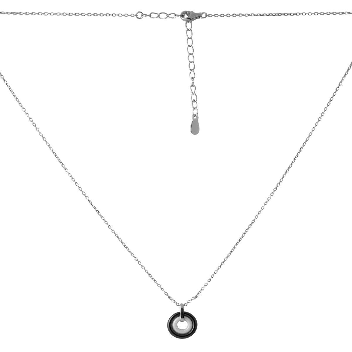 

Серебряное колье с керамикой 2068914 45 см