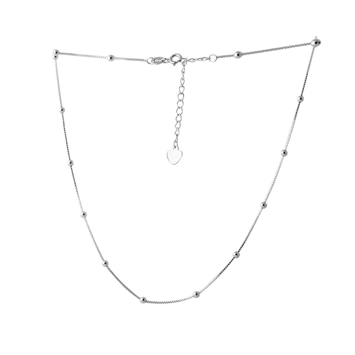

Серебряное колье без камней 2066637 60-63 см