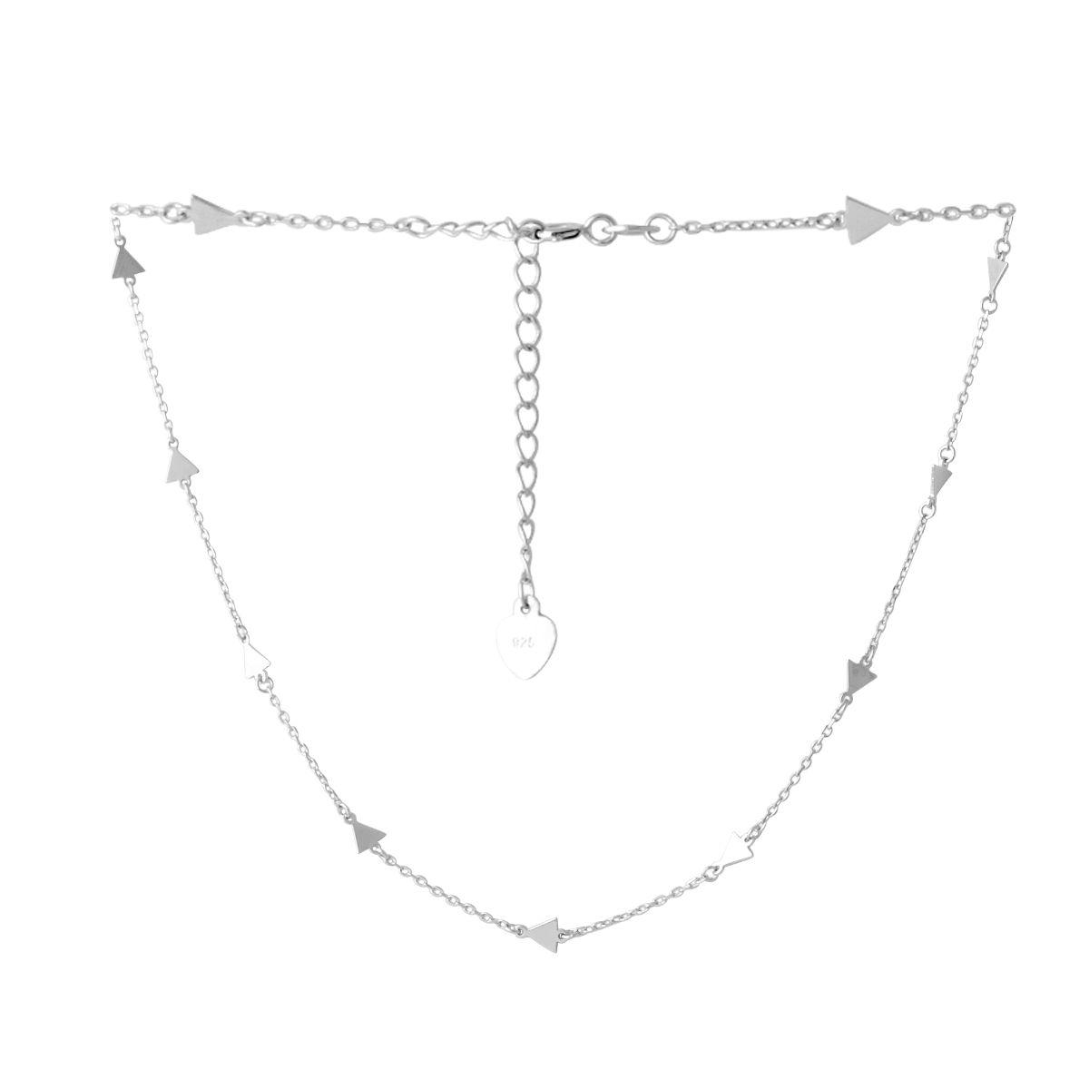 

Серебряное колье без камней 2052777 45 см