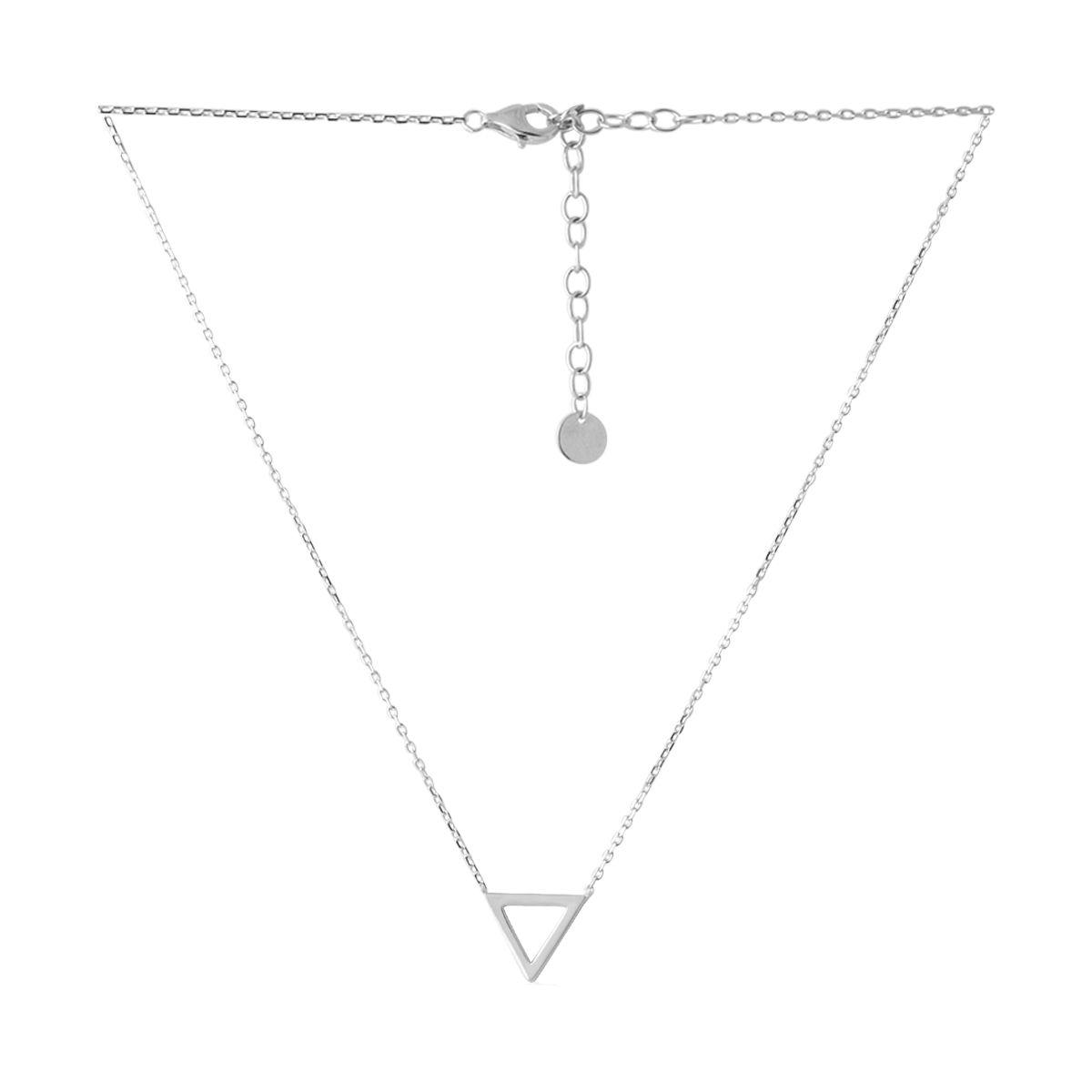 

Серебряное колье без камней 2052746 35-40 см