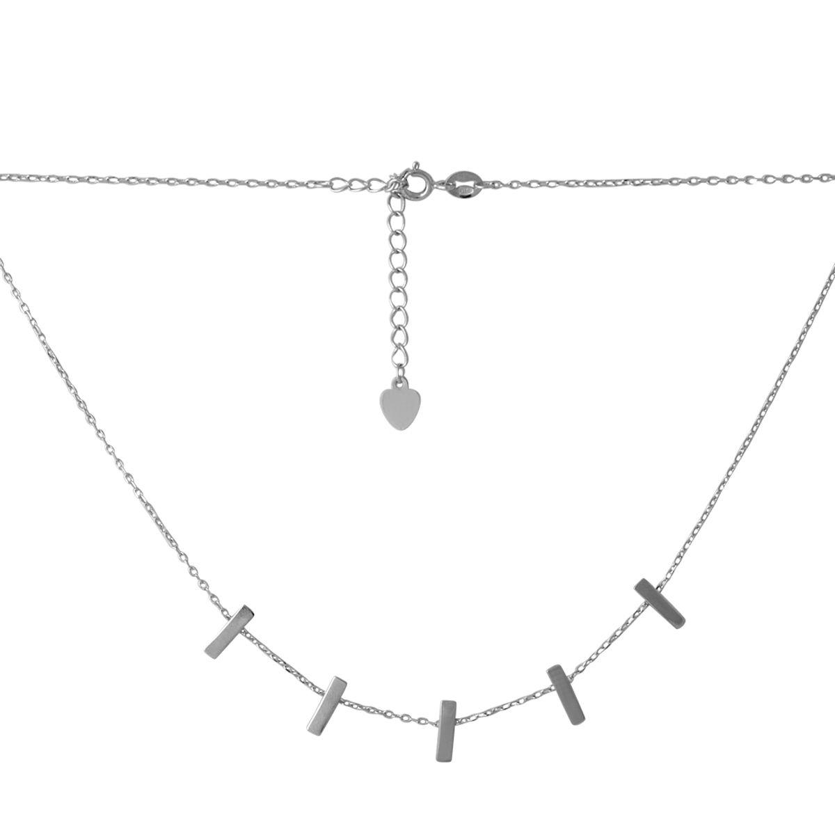 

Серебряное колье без камней 2068341 45 см