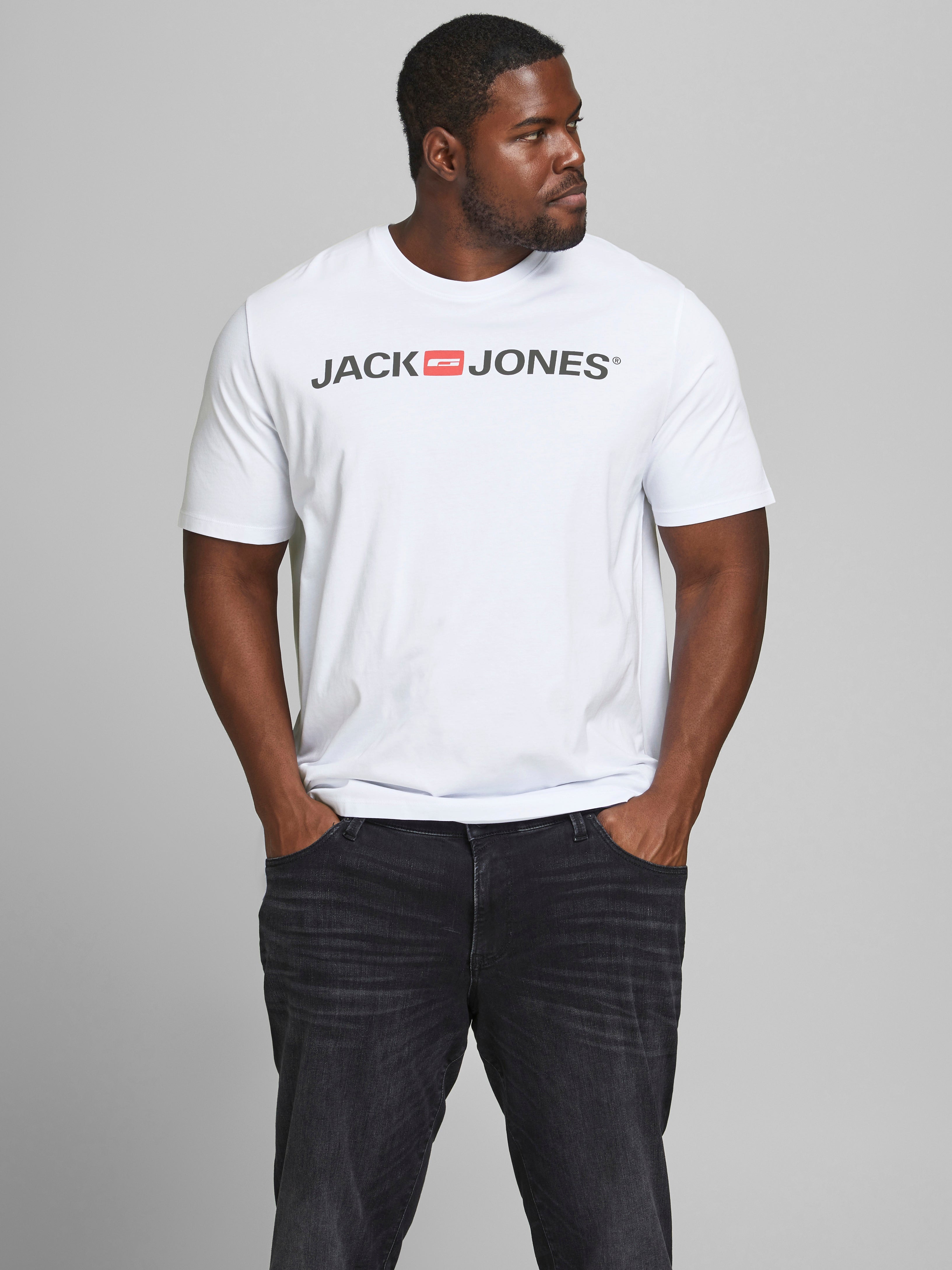 Футболка бавовняна довга чоловіча Jack & Jones 12184987 5XL Біла від Rozetka на платформі USKIDKA Акція на Футболка бавовняна довга чоловіча Jack & Jones 12184987 5XL Біла від Rozetka