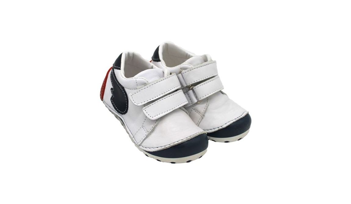 

Туфли Dog Bebe 21(р) белые с разноцветными вставками (208-4)