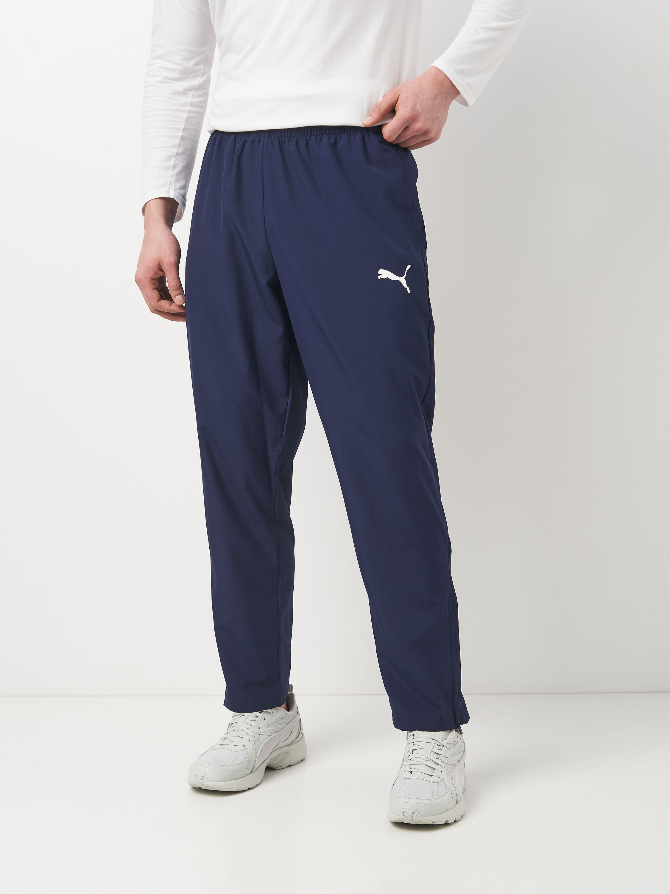 Акція на Спортивні штани чоловічі Puma Teamrise Sideline Pants 65732706 3XL Peacoat-White від Rozetka