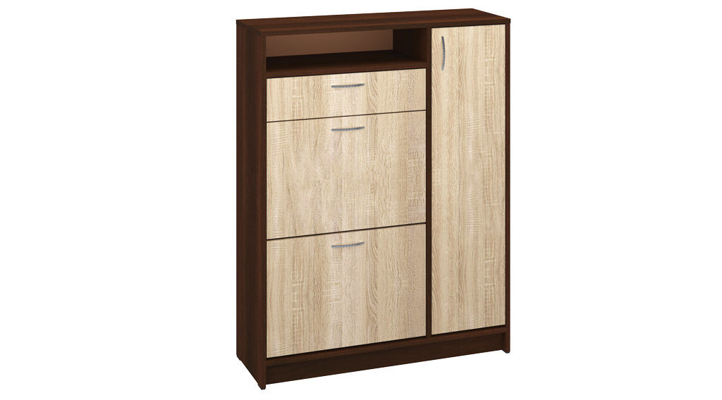 

Тумба для обуви Т-5 Пехотин Орех + Дуб Сонома