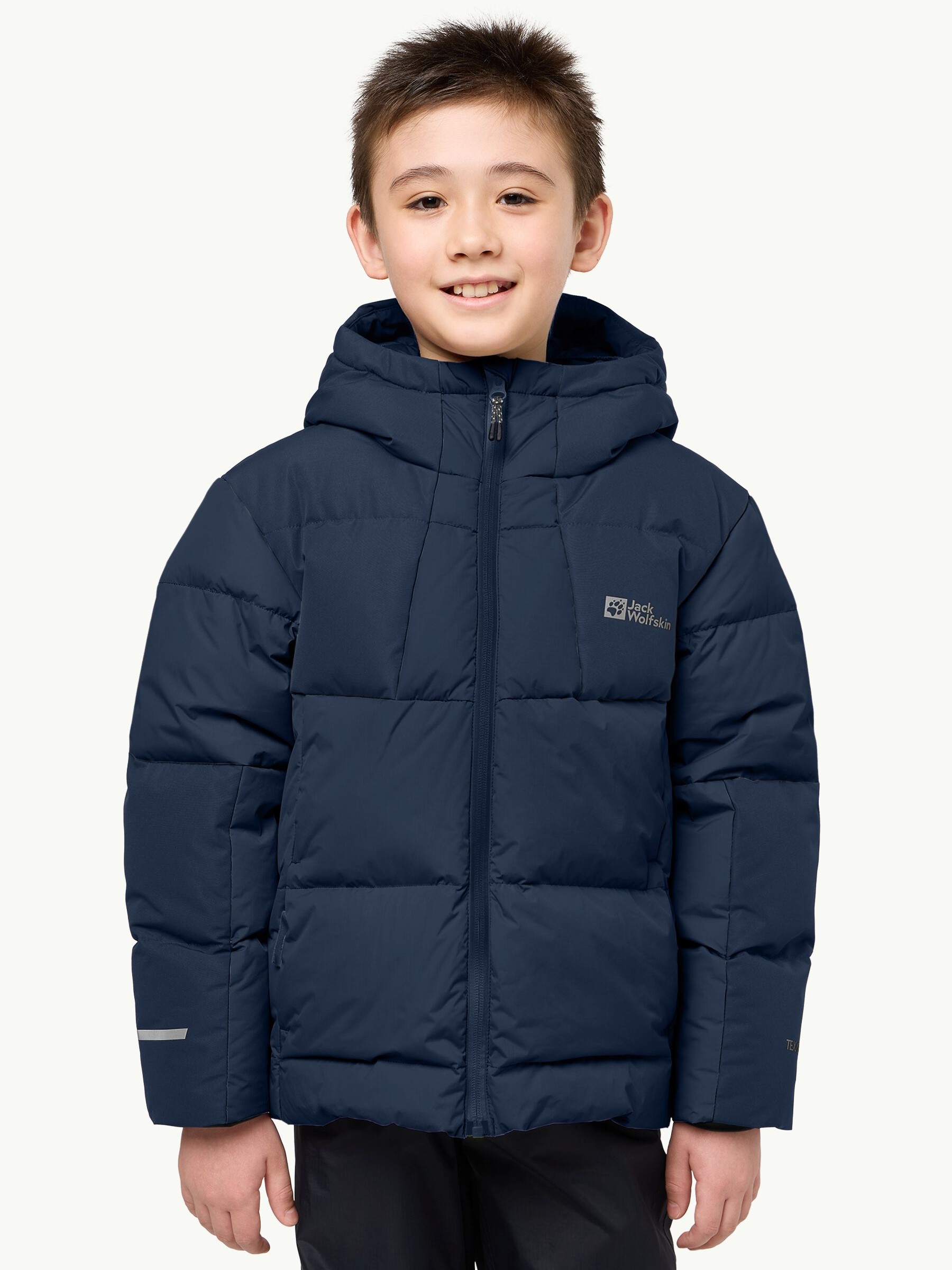 Підліткова зимова пухова куртка для хлопчика Jack Wolfskin Actamic Down Jacket K 1610261_1010 164 см Темно-синя від Rozetka на платформі USKIDKA Акція на Підліткова зимова пухова куртка для хлопчика Jack Wolfskin Actamic Down Jacket K 1610261_1010 164 см Темно-синя від Rozetka