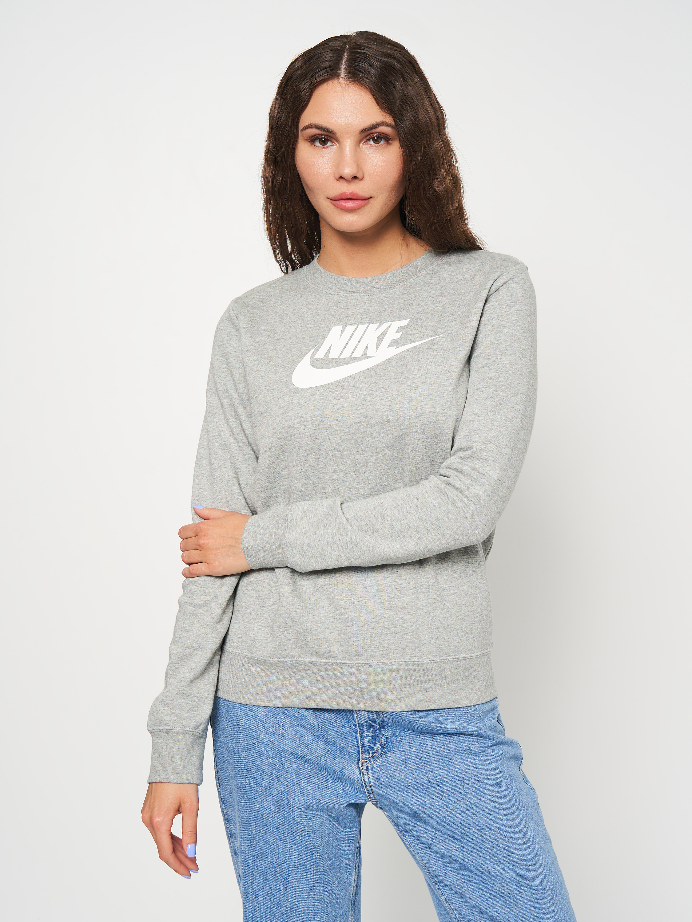 Світшот на флісі жіночий Nike W Nsw Club Flc Gx Std Crew DQ5832-063 S Сірий від Rozetka на платформі USKIDKA Акція на Світшот на флісі жіночий Nike W Nsw Club Flc Gx Std Crew DQ5832-063 S Сірий від Rozetka