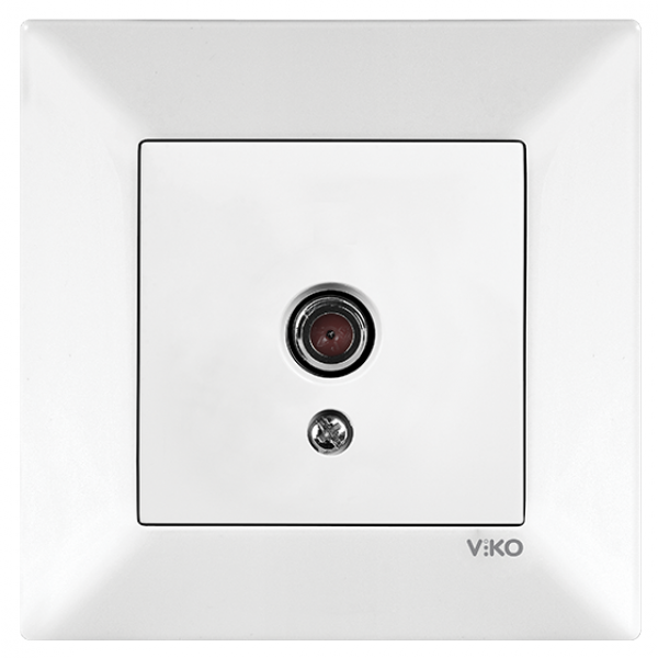 Розетка ТВ VIKO Meridian Белый (90970110) – низкие цены, кредит, оплата ...
