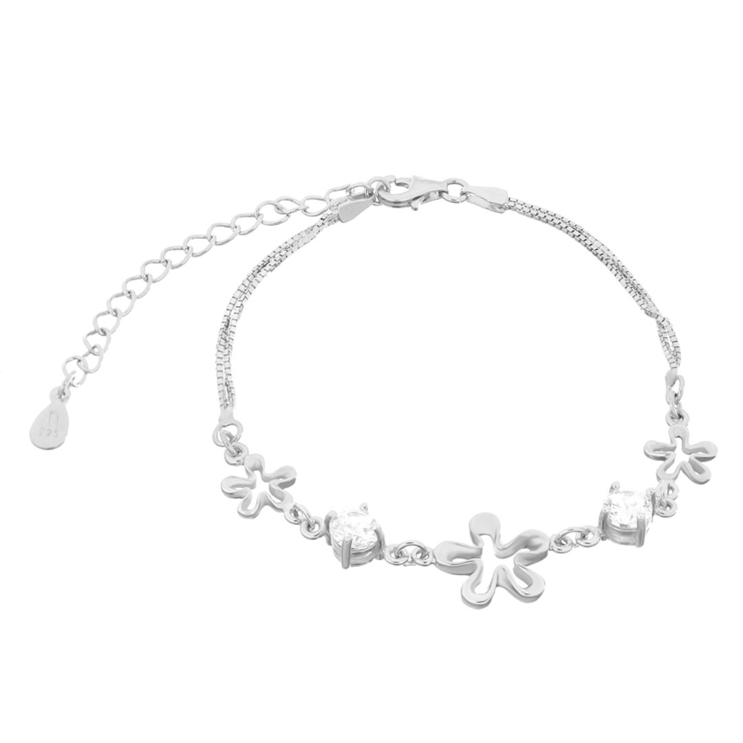 

Серебряный браслет Silvex925 с фианитом модели Б2Ф/460