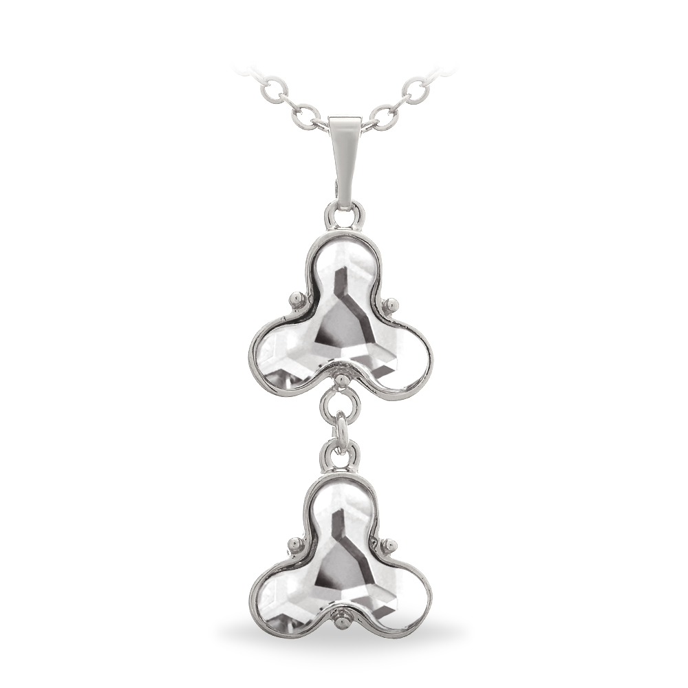 

Кулон c цепочкой KOBI 2x TROJLSTEK 8мм со Swarovski модели 7730-1387-02-32