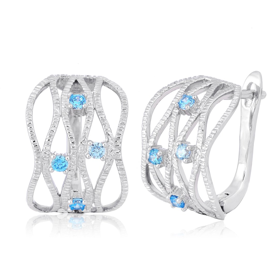 

Серебряные серьги Silvex925 с фианитом модели СК2ФЦ/259