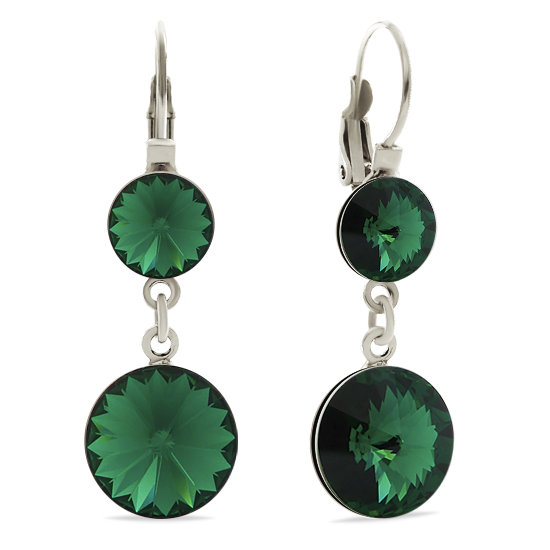 

Серьги KOBI JANINE со Swarovski 8/12 мм модели 7740-1106-13-32