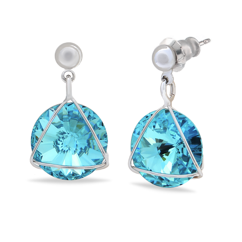 

Серьги KOBI GVEN 12 мм со Swarovski модели 7740-1158-21-32