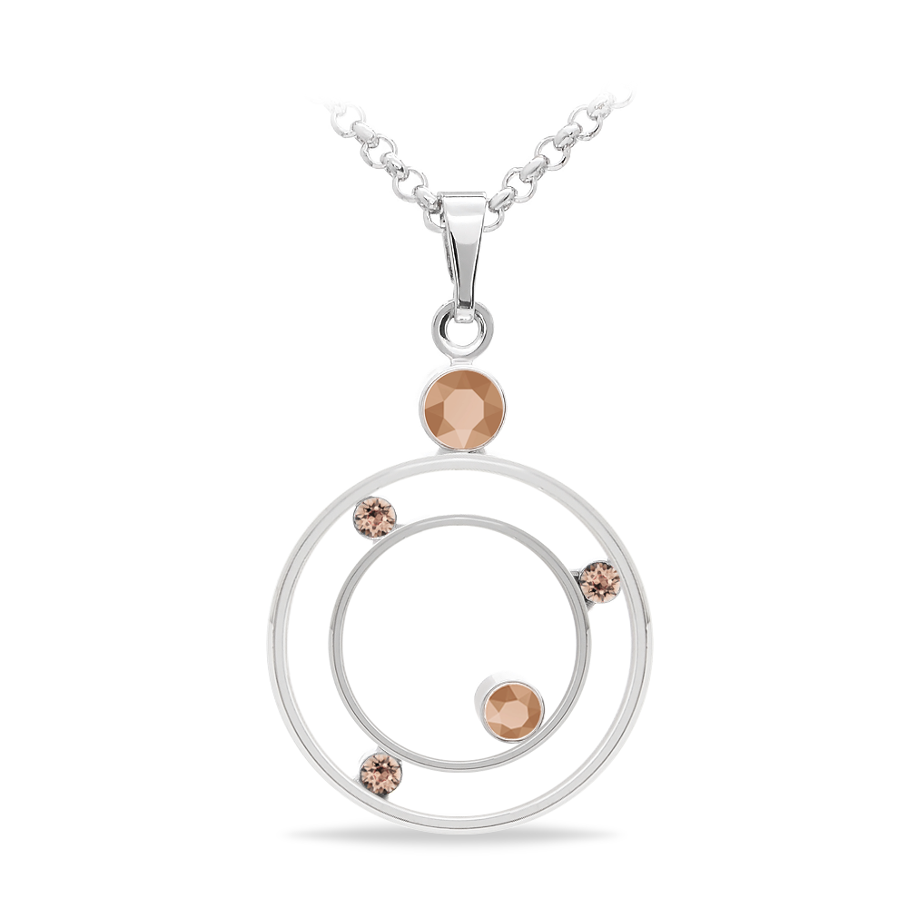 

Кулон c цепочкой KOBI BORA Ø 22 мм со Swarovski модели 7430-5864-03-32