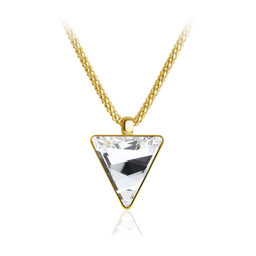 

Кулон c цепочкой KOBI TROJUHELNIK со Swarovski 21x23 мм модели 7430-5302-02-35