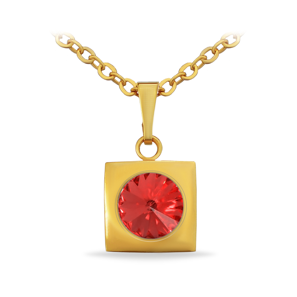 

Кулон c цепочкой KOBI JILL со Swarovski 6 мм модели 7730-1405-15-35