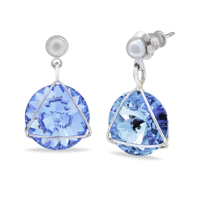 

Серьги KOBI GVEN 12 мм со Swarovski модели 7740-1158-17-32