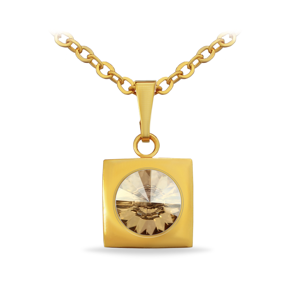 

Кулон c цепочкой KOBI JILL со Swarovski 6 мм модели 7730-1405-05-35