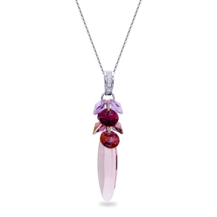 

Серебряный кулон с цепочкой SPARK Pinea со Swarovski модели NP6470LAM