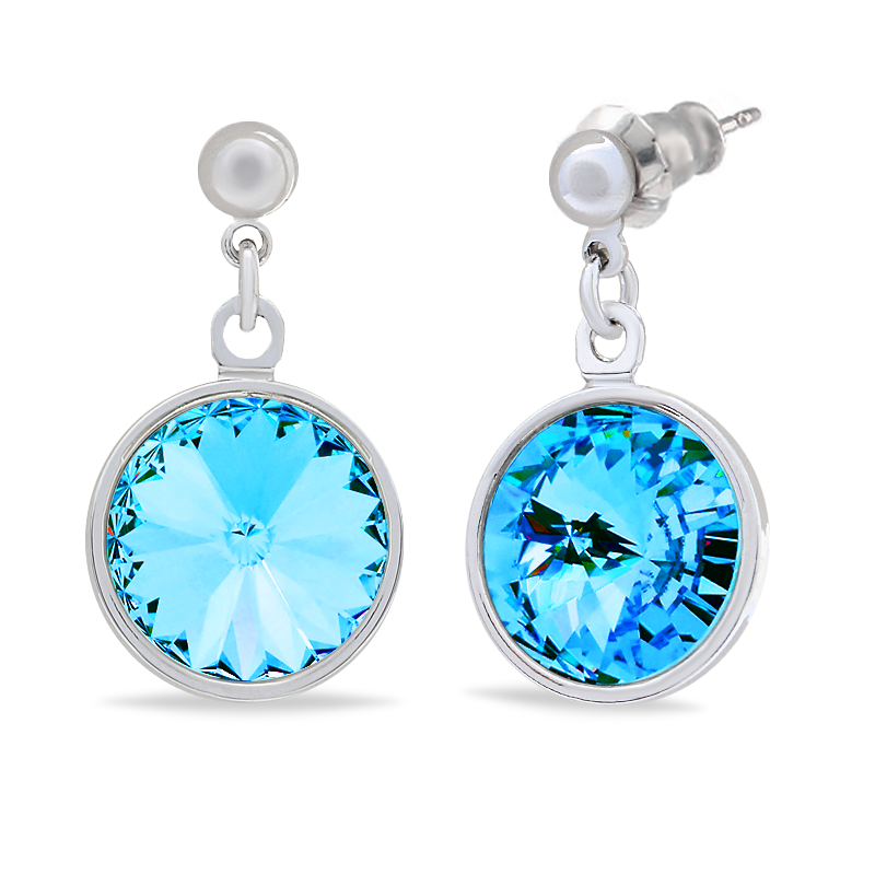 

Серьги KOBI RIVOLI KOLO 12 мм со Swarovski модели 7740-1076-21-32