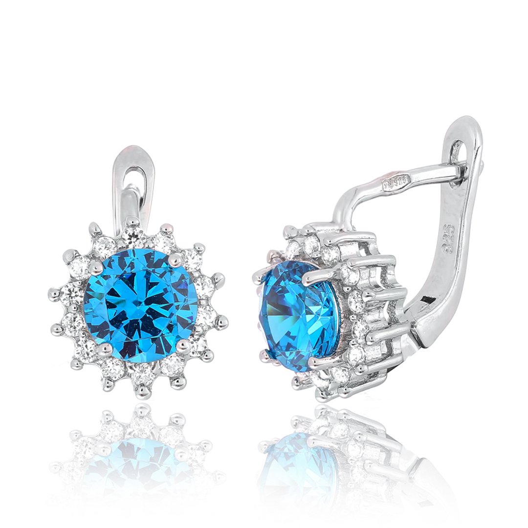 

Серебряные серьги Silvex925 с фианитом модели СК2ФЛТ/475