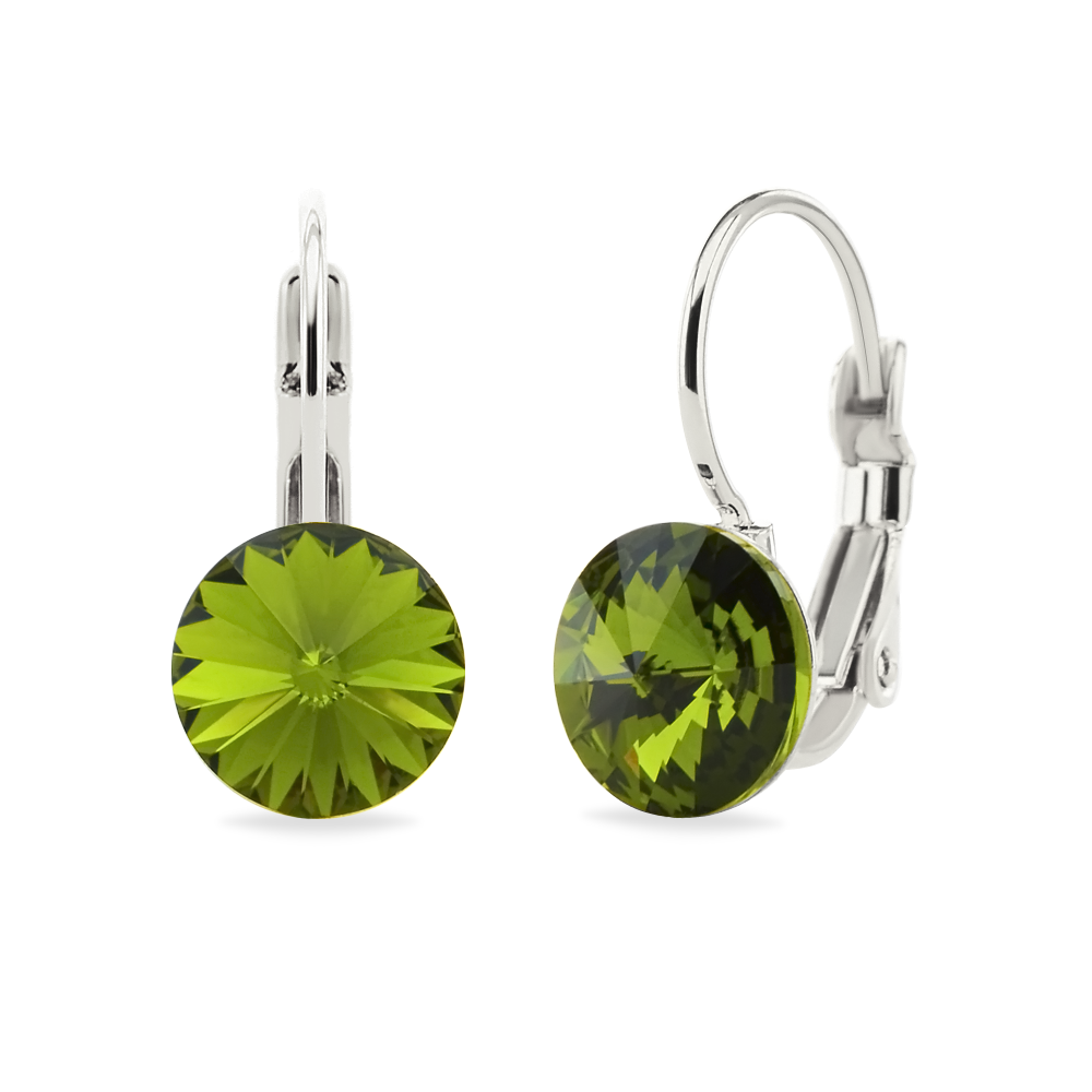 

Серьги KOBI RIVOLI 8 мм klapka со Swarovski модели 7740-1096-356