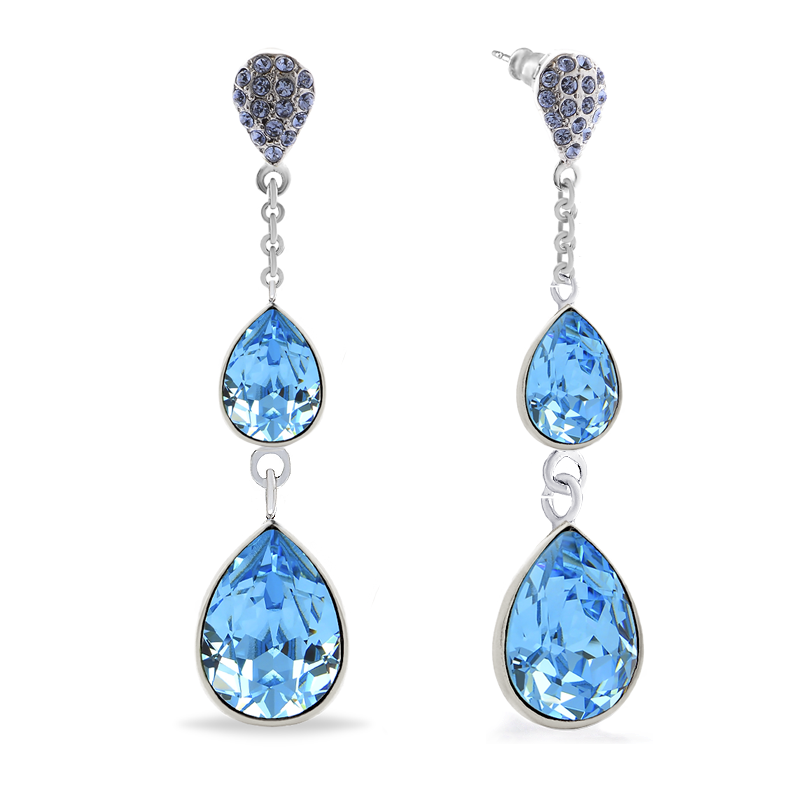 

Серьги KOBI ROBIN со Swarovski модели 7740-1138-04-32