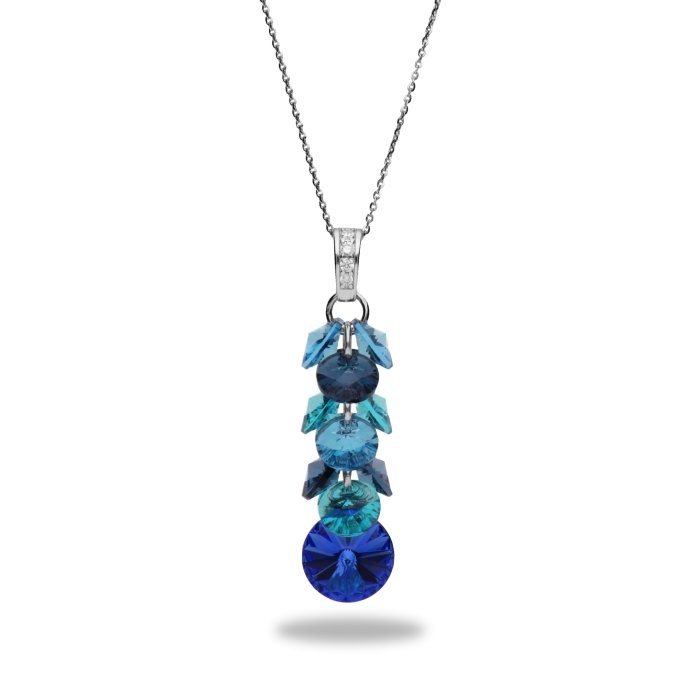 

Серебряный кулон c цепочкой SPARK Frou-Frou Candy со Swarovski модели NP1122SA1