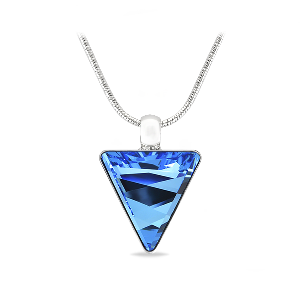

Кулон c цепочкой KOBI TROJUHELNIK со Swarovski 15x17 мм модели 7430-5301-08-32