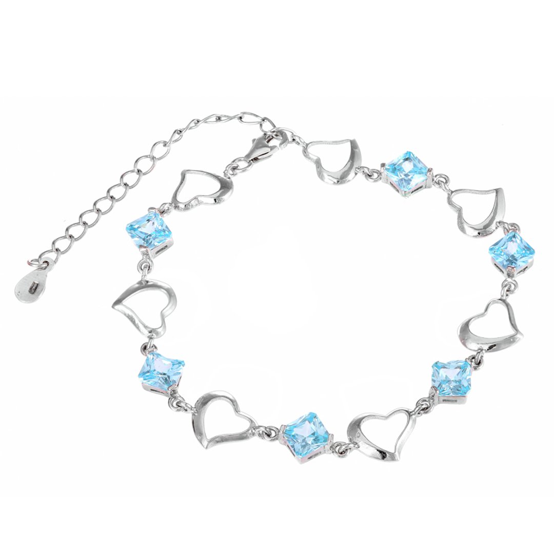 

Серебряный браслет Silvex925 с фианитом модели Б2ФТ/422
