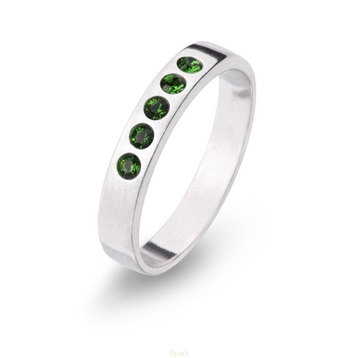 

Серебряное кольцо SPARK Fancy со Swarovski модели P1028EM