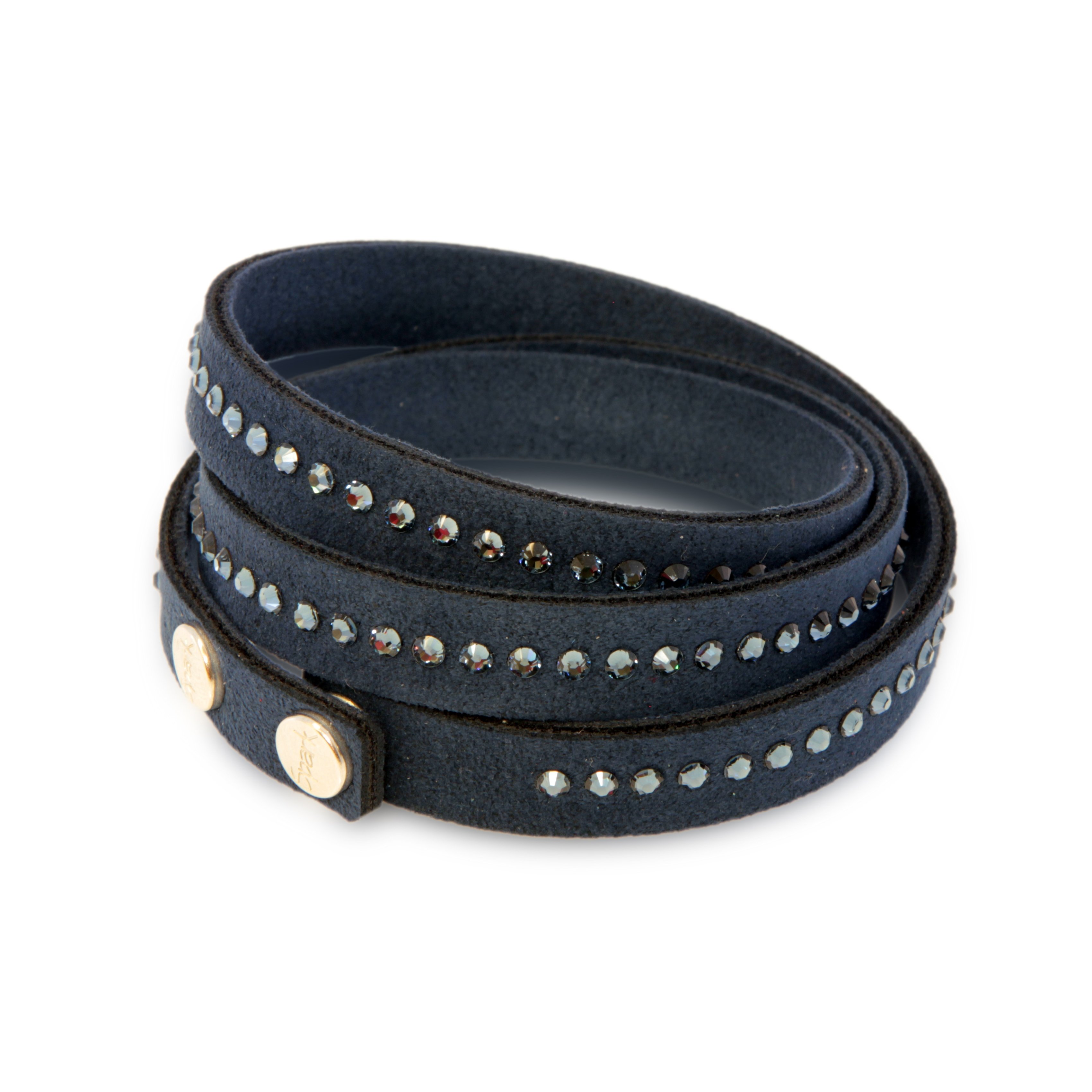 

Браслет из алькантары SPARK Fancy со Swarovski модели BTR1NDB