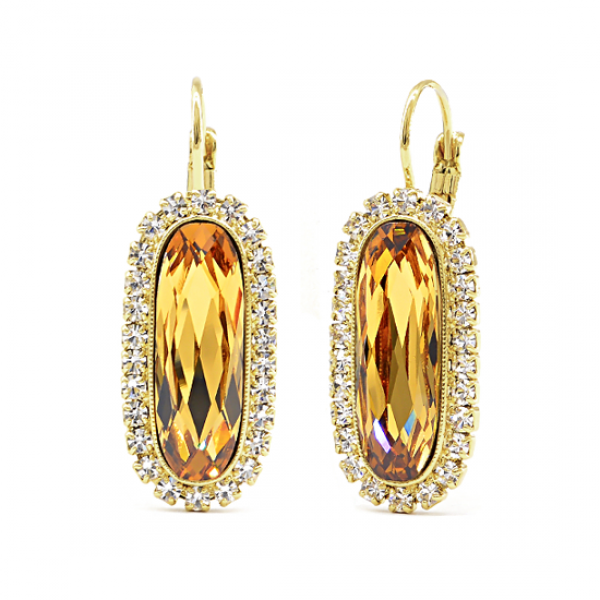 

Серьги KOBI OVAL SE STRASEM со Swarovski модели 7440-5525-04-35