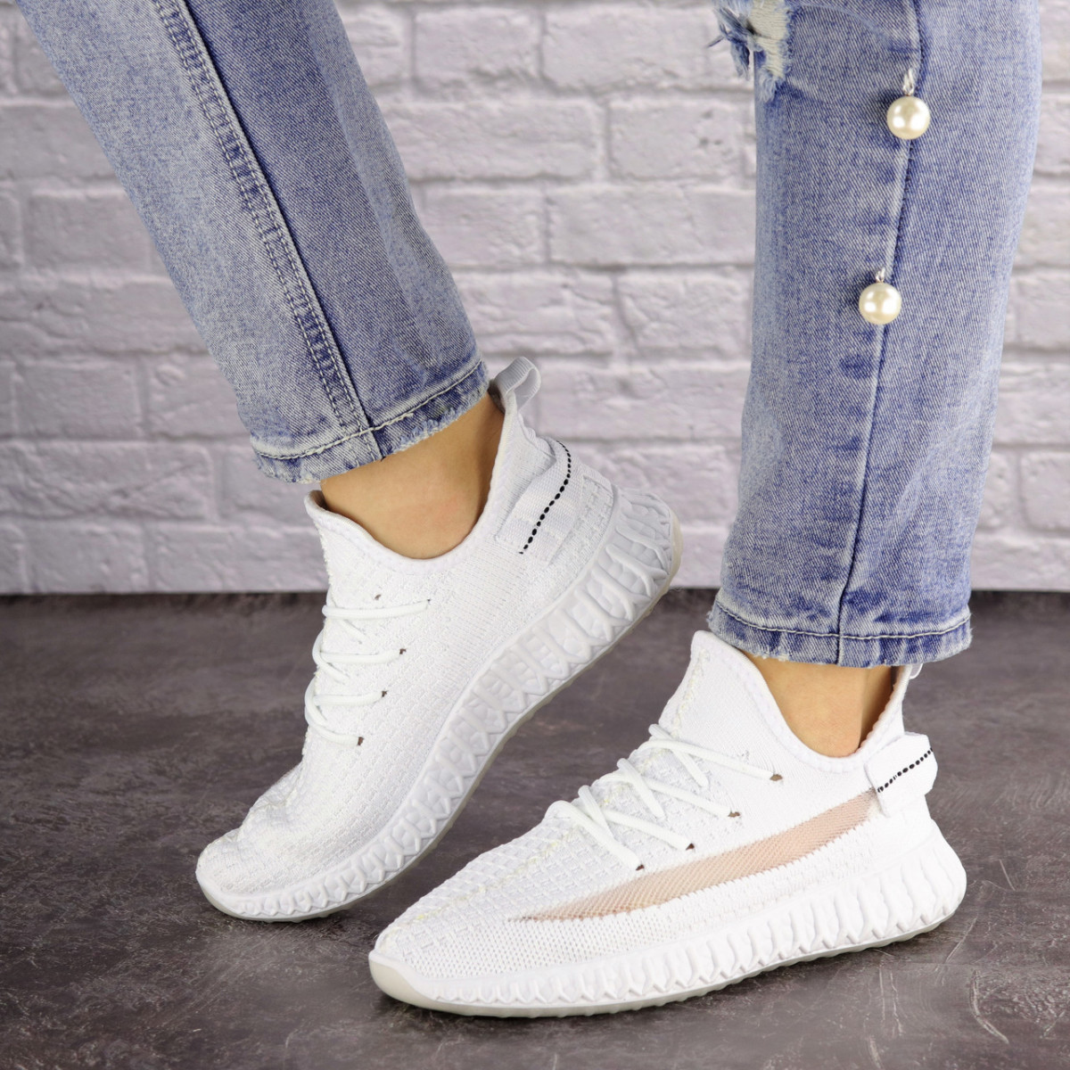 

Женские кроссовки Fashion Macky 1520 39 размер 25 см Белый
