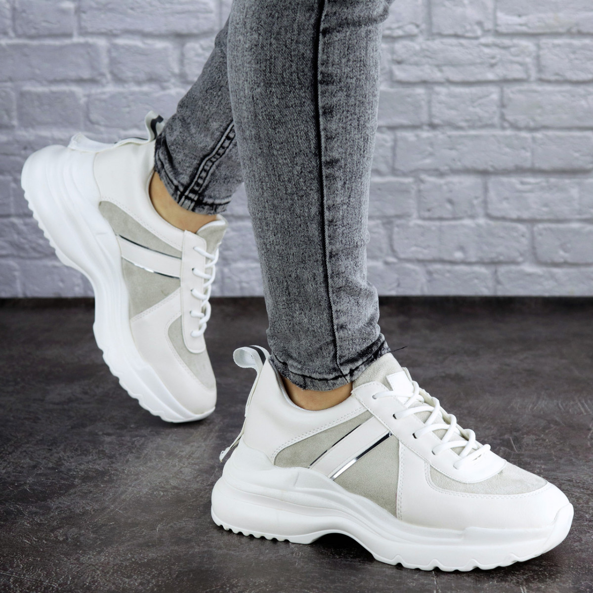 

Женские кроссовки Fashion Peanut 2024 36 размер 23 см Белый