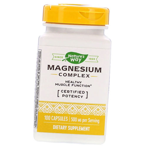 

Магний, Magnesium Complex, Nature's Way 100капс (36344011)
