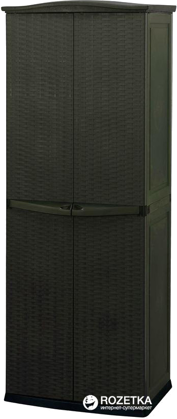 

Ящик для хранения Keter Rattan Style Tall Shed 430 л Cерый