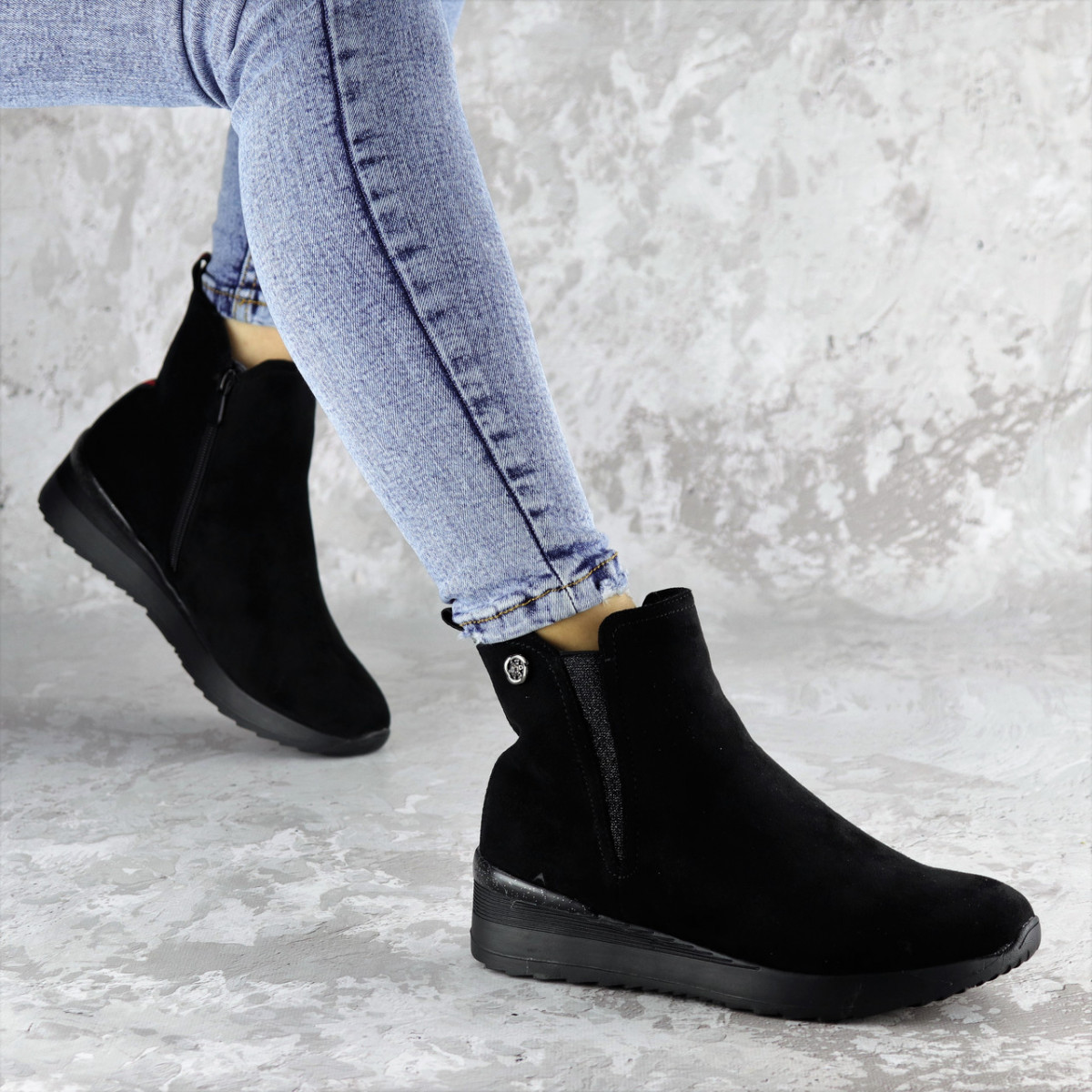 

Ботинки женские зимние Fashion Jeb 2292 36 размер 23,5 см Черный