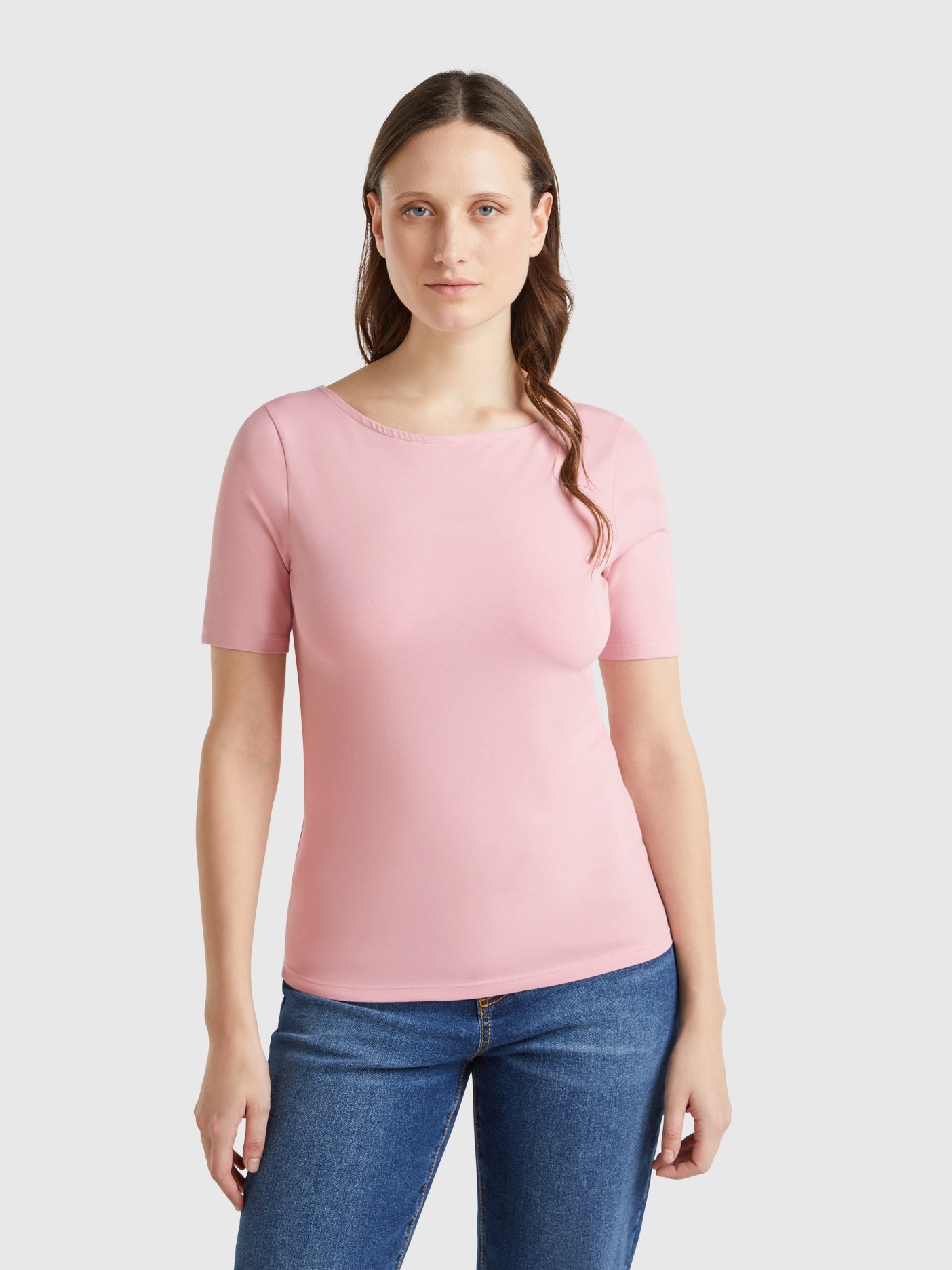 Футболка бавовняна жіноча United Colors of Benetton 3FJHD109K-09J XS Блідо-рожева від Rozetka на платформі USKIDKA Акція на Футболка бавовняна жіноча United Colors of Benetton 3FJHD109K-09J XS Блідо-рожева від Rozetka