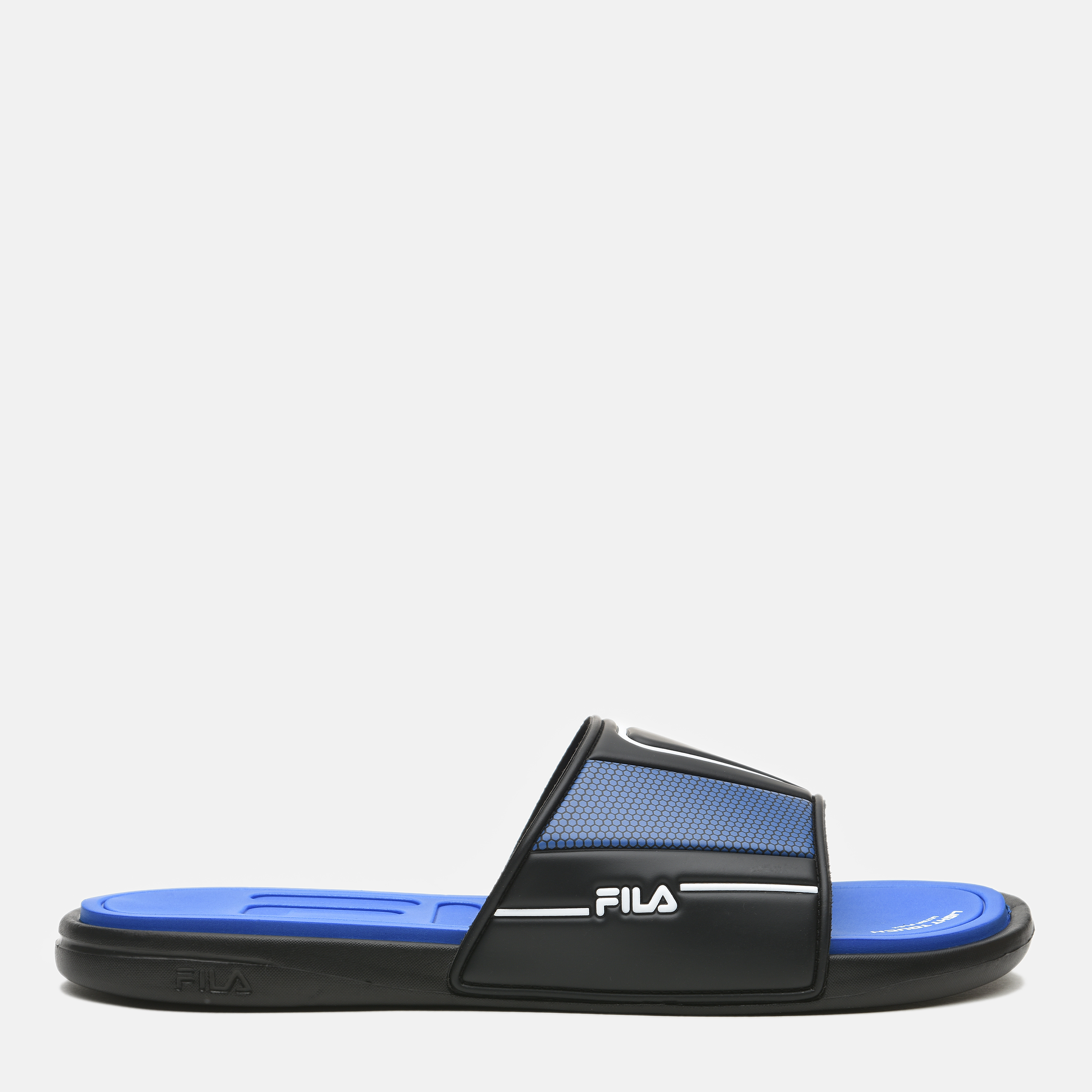 Чоловічі шльопанці для пляжу Fila Ultratouch Slide M Slippers 105792-BM 44 (10.5US) Чорні з синім від Rozetka на платформі USKIDKA Акція на Чоловічі шльопанці для пляжу Fila Ultratouch Slide M Slippers 105792-BM 44 (10.5US) Чорні з синім від Rozetka