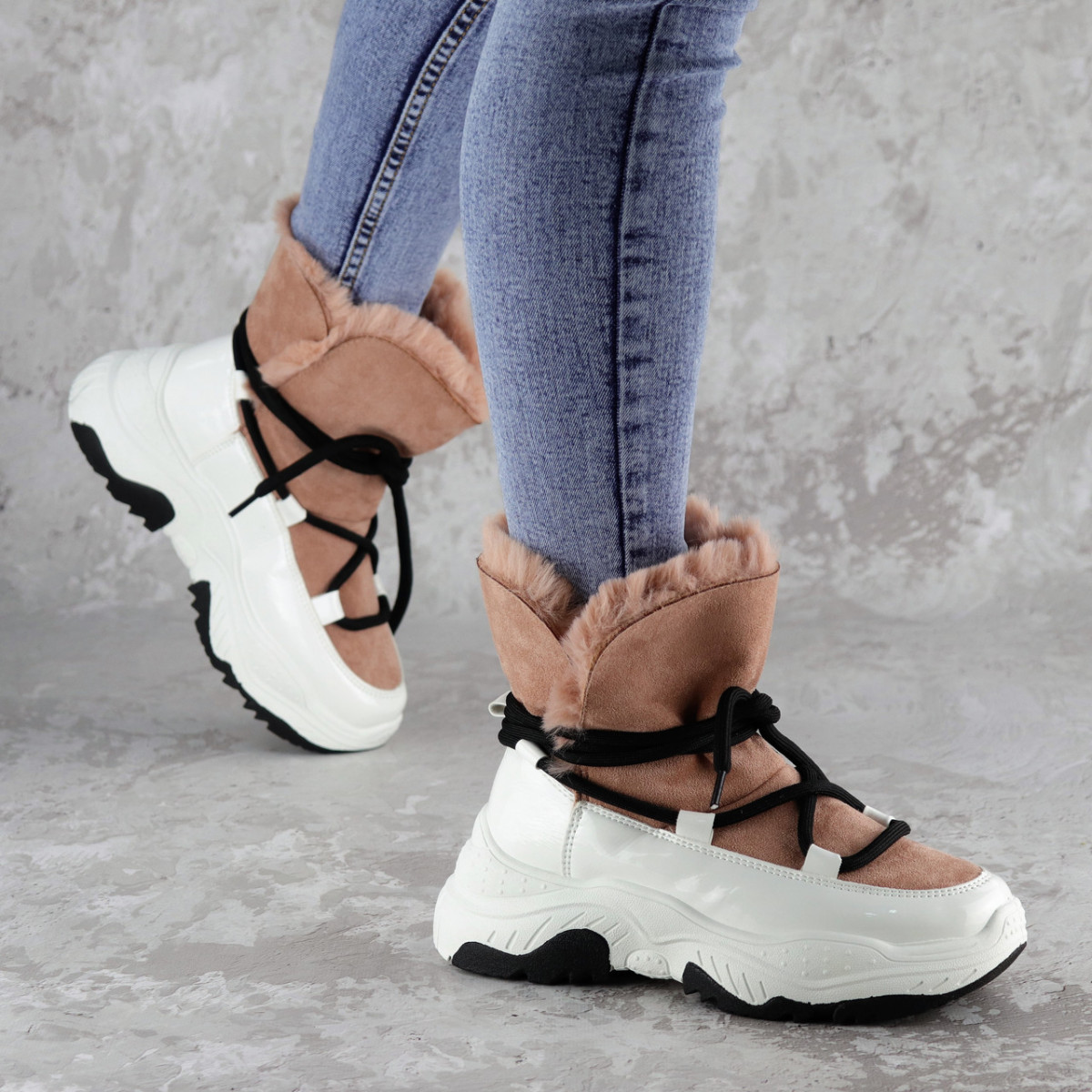 

Ботинки женские зимние Fashion Freddy 2274 37 размер 23,5 см Розовый