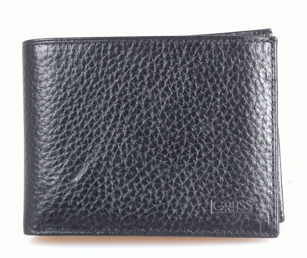 

Кошелёк Grass 394-8black кожаный Черный