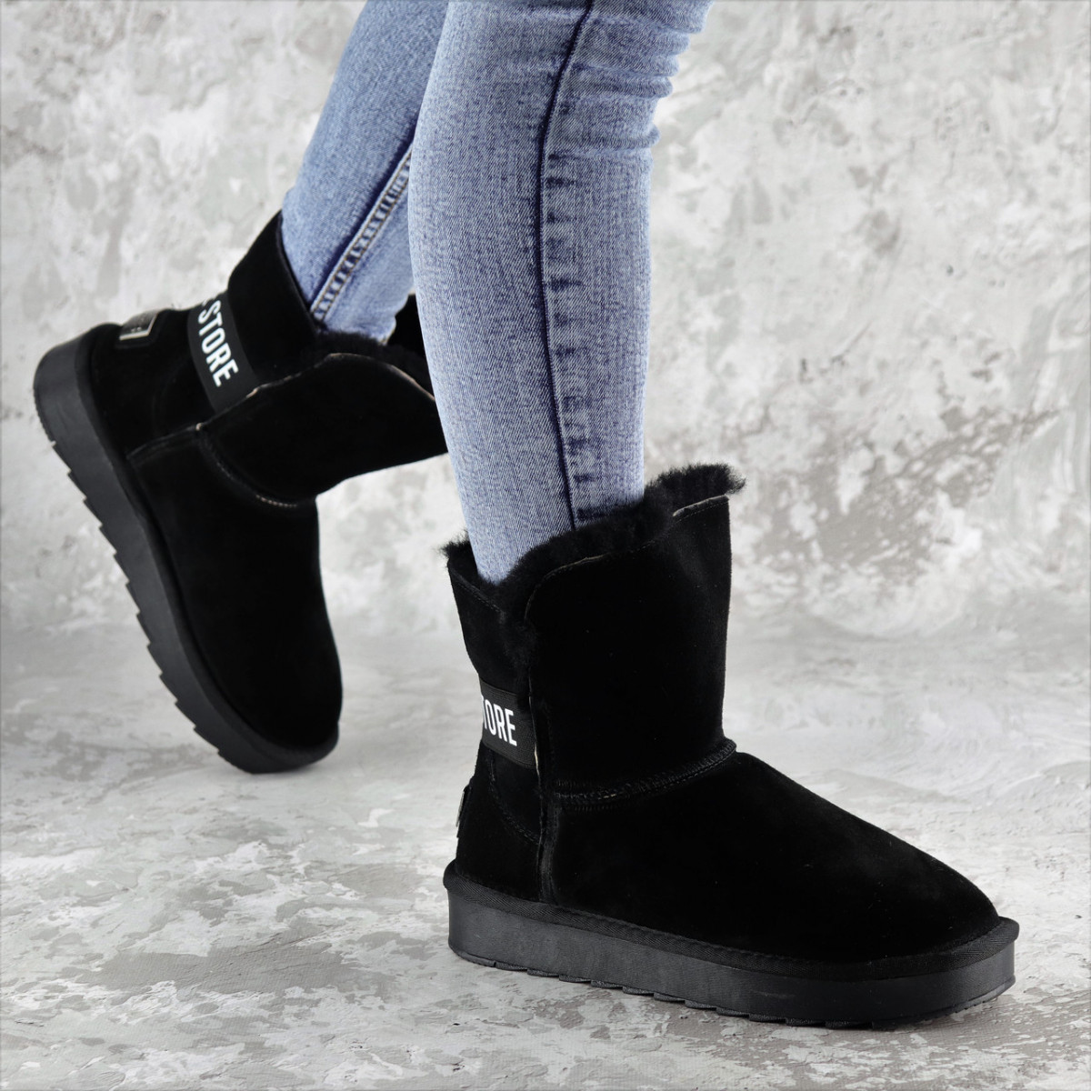 

Угги женские Fashion Diogo 2242 40 размер 25 см Черный