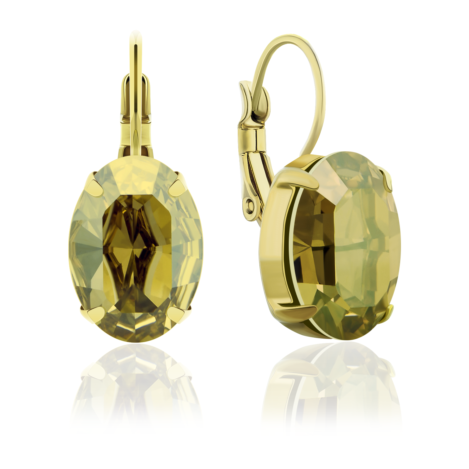 

Серьги KOBI MIRA 14*8 мм со Swarovski модели 7740-1728-35