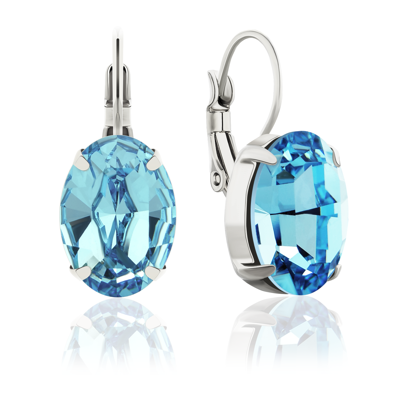 

Серьги KOBI MIRA 14*8 мм со Swarovski модели 7740-1728-196