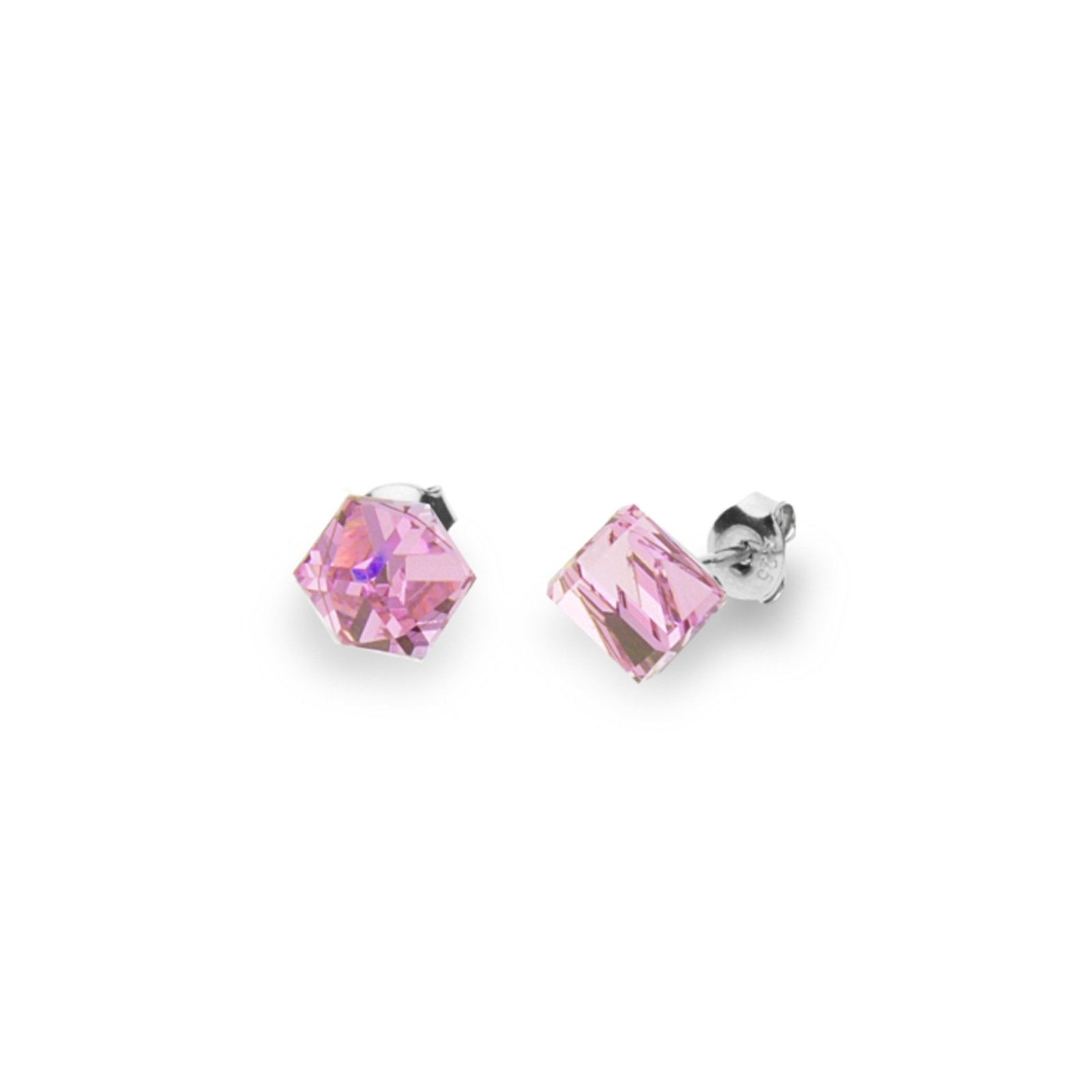 

Серебряные серьги SPARK Medium Cube 6x6 мм со Swarovski модели K48416LR