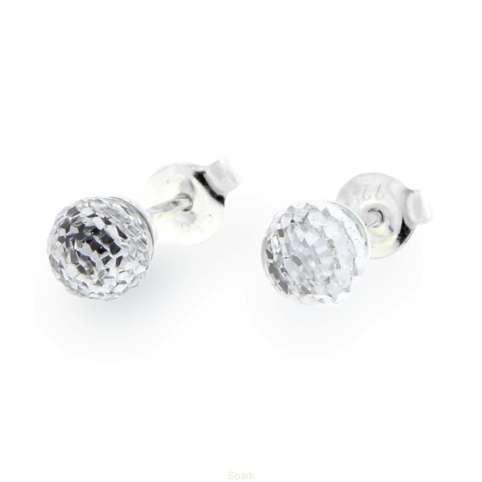 

Серебряные серьги SPARK Mini Scoop 6 мм со Swarovski модели K48696C