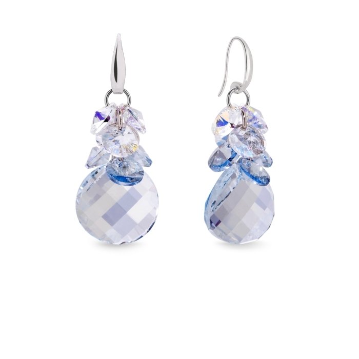 

Серебряные серьги SPARK Luna Dives со Swarovski модели KWP6621BLS
