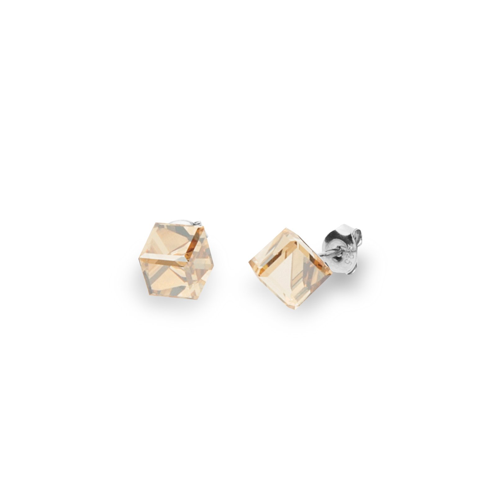 

Серебряные серьги SPARK Medium Cube 6x6 мм со Swarovski модели K48416GS