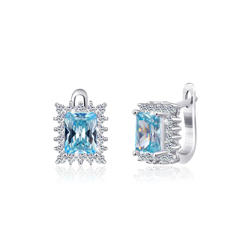 

Серебряные серьги Silvex925 с фианитом модели СК2ФТ/380